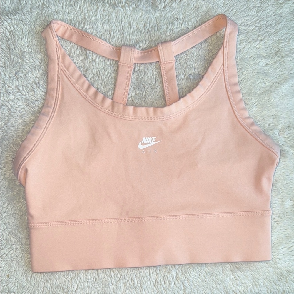 Nike Air Women's Peach Sports Bra Size Small - Picture 3 of 8